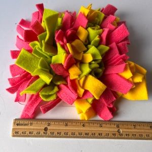Snuffle Mat Small Enrichment Toy Busy Guinea Pig Ferret Dog Cat Treat Fleece